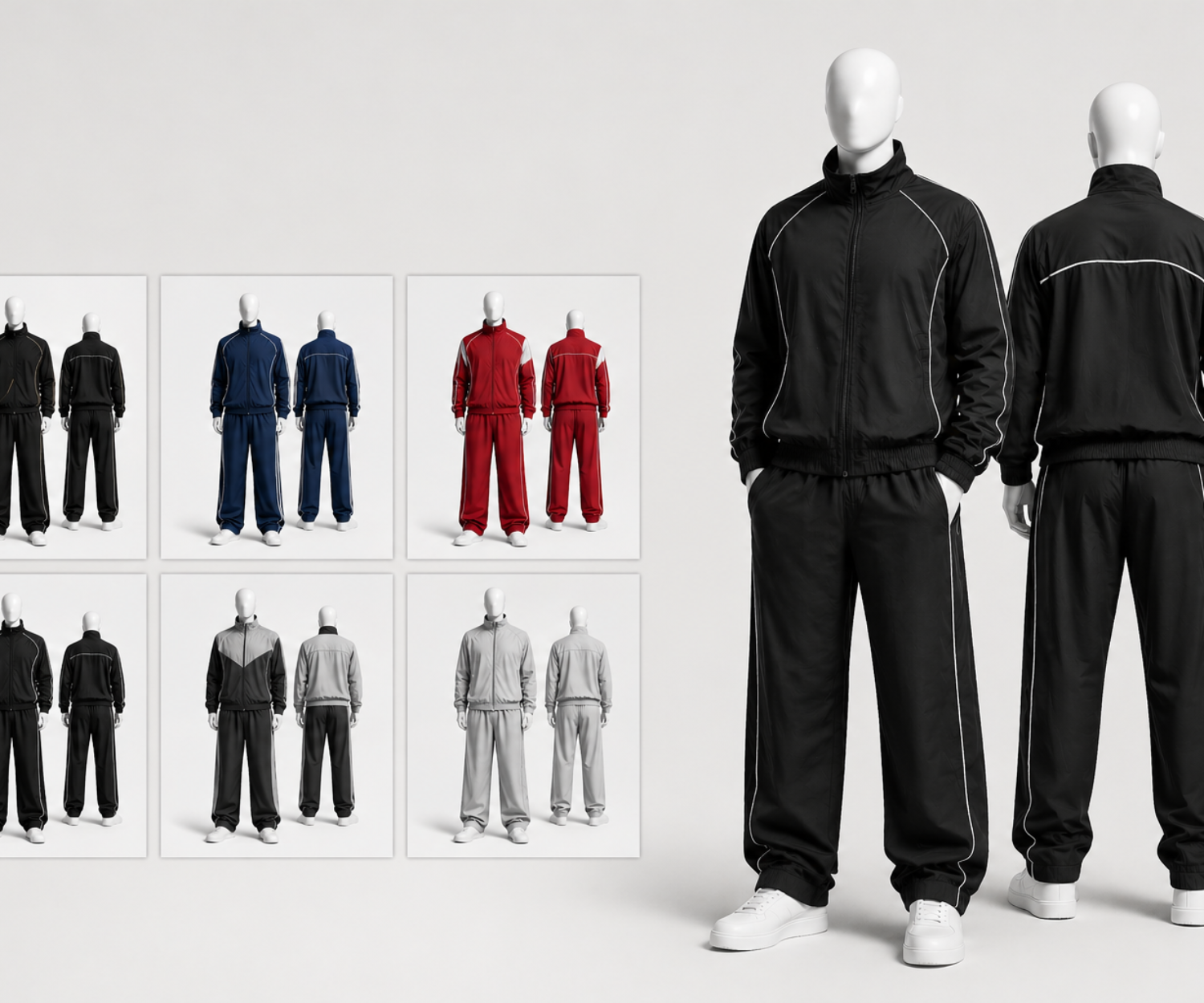 tracksuit mockups for streetwear brands
