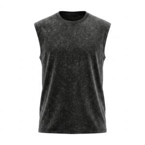 sleeveless mineral wash t-shirt blanks