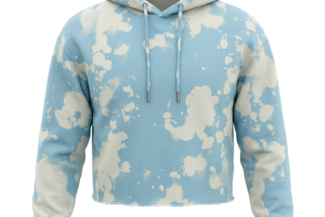 acid stain fleece hoodie blanks