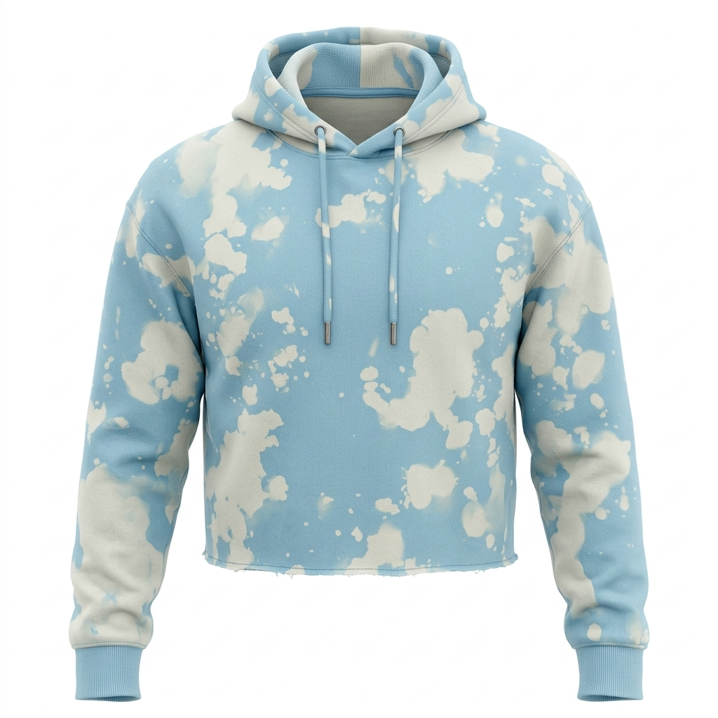 acid stain fleece hoodie blanks