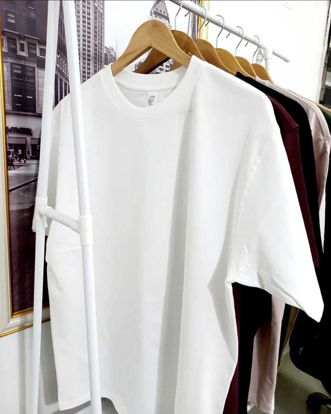 Plain 250g Mid-Weight Premium T-Shirt - Image 5